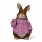 Preview: Hase mit Pulli Rosa , H39 cm
